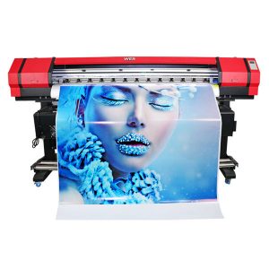 plaša formāta 6 krāsu flexo banner uzlīmju šķīdinātāja tintes printeris